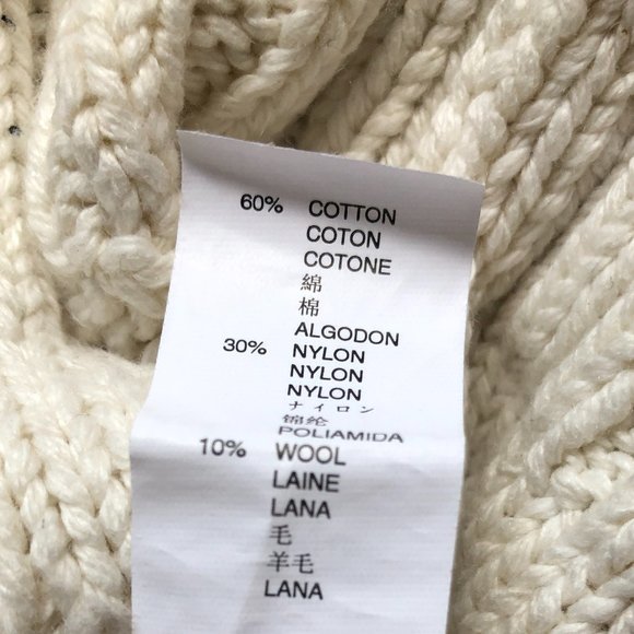 New Kid's GAP Off-White Cable Knit Sweater - Picture 6 of 8